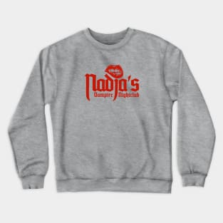 Nadja's Nightclub Red Crewneck Sweatshirt